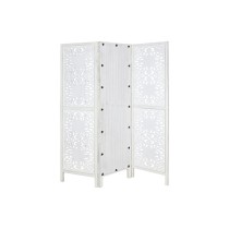 Folding screen Home ESPRIT White Mango wood Mirror 152 x 2 x 182 cm