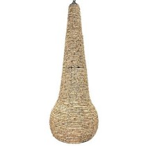 Suspension Home ESPRIT Naturel Bois Métal 50 W 36,5 x 36,5 x 174,5 cm