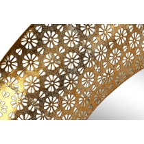 Wall mirror Home ESPRIT Golden Arab 76 x 4,5 x 76 cm