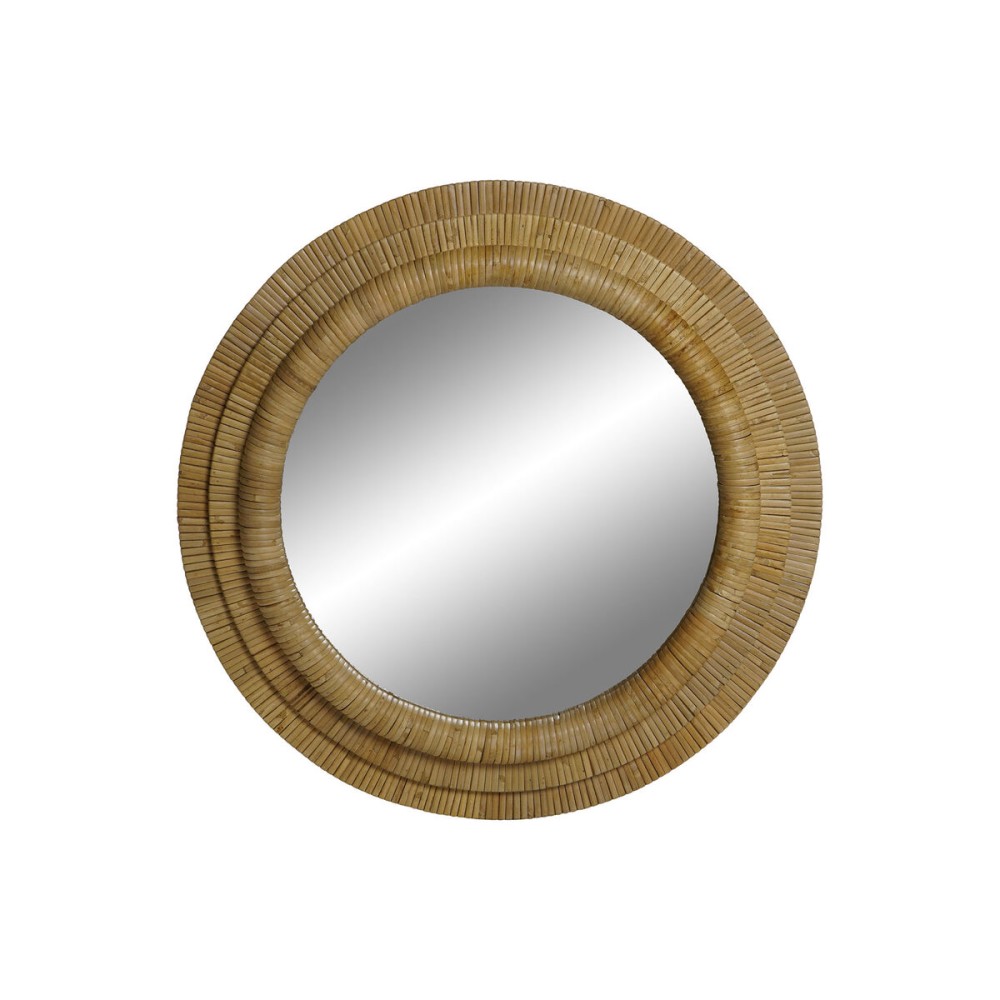 Wall mirror Home ESPRIT Natural Urban 60,5 x 5 x 60,5 cm