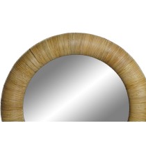 Wall mirror Home ESPRIT Natural Tropical 80 x 7 x 80 cm