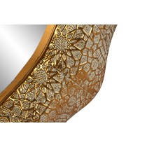 Wall mirror Home ESPRIT Golden Arab 81 x 3,5 x 81 cm