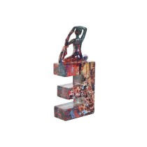 Figurine Décorative Home ESPRIT LOVE Multicouleur Résine Yoga 12,5 x 5 x 22 cm (4 Pièces)