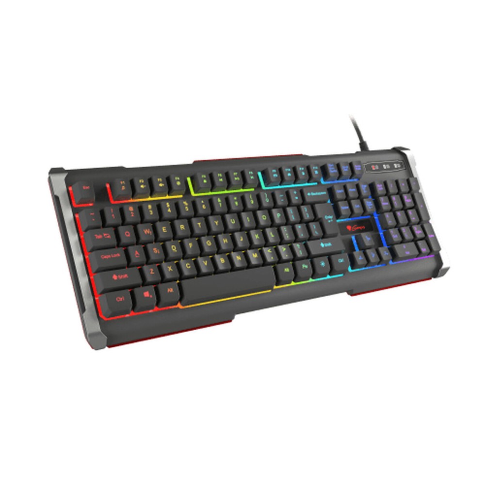 Clavier Genesis NKG-0993 Noir Multicouleur QWERTY