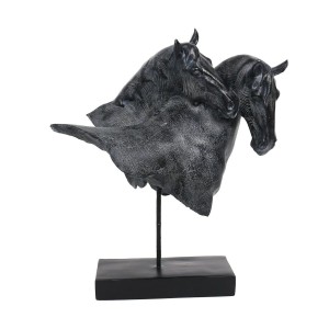 Figurine Décorative Home ESPRIT Résine Chevaux 41,5 x 21,5 x 47 cm