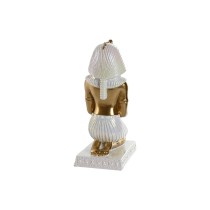 Deko-Figur Home ESPRIT Weiß Gold Harz Orientalisch Ägypter 12,5 x 17 x 25 cm (2 Stück)