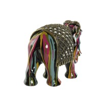 Decorative Figure Home ESPRIT Multicolour Resin Elephant 31 x 14 x 22 cm