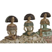 Figurine Décorative Home ESPRIT Multicouleur Métal Résine 27 x 10 x 29,5 cm (3 Unités)