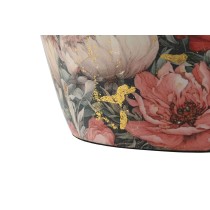 Vase Home ESPRIT Multicouleur Rose Métal 33 x 33 x 35 cm