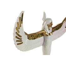 Decorative Figure Home ESPRIT White Golden Resin Oriental 34 x 6,5 x 33,5 cm