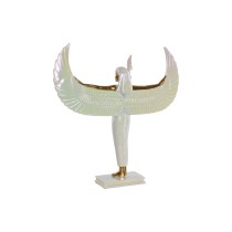 Decorative Figure Home ESPRIT White Golden Resin Oriental 34 x 6,5 x 33,5 cm