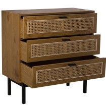 Chest of drawers Alexandra House Living Brown Black 80 x 80 x 35 cm