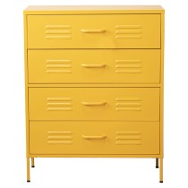 Commode Alexandra House Living Jaune 80 x 102 x 35 cm