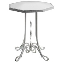 Table d'appoint Alexandra House Living Argenté 48 x 60 x 48 cm