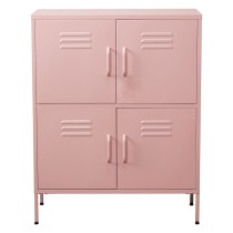 Buffet Alexandra House Living Rose Métal 80 x 102 x 35 cm