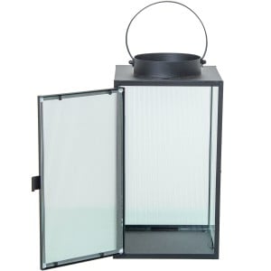 Lantern Alexandra House Living Black Steel