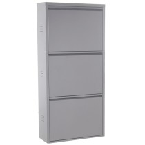 Shoe Rack Alexandra House Living Grey 50 x 103 x 15 cm 3 drawers