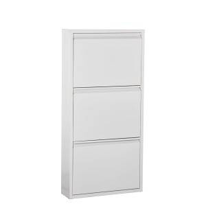 Shoe Rack Alexandra House Living White 50 x 103 x 15 cm 3 drawers