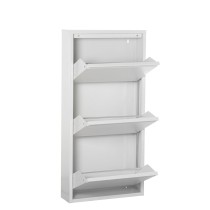 Shoe Rack Alexandra House Living White 50 x 103 x 15 cm 3 drawers