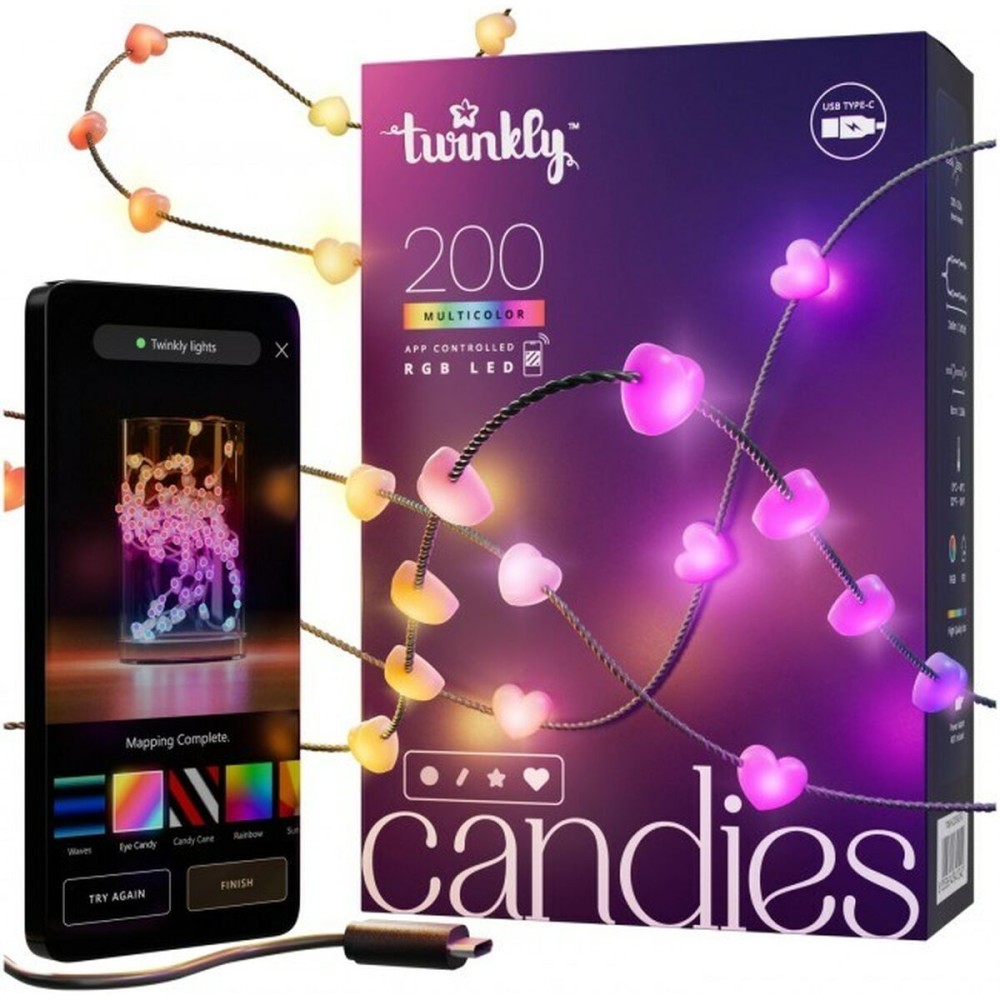 Guirlande lumineuse LED Twinkly TWKH200RGB-G Noël 10 W Multicouleur