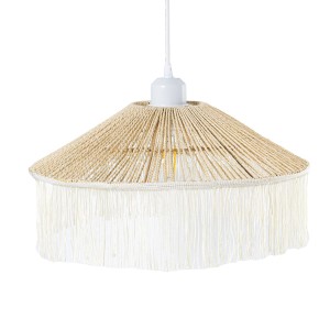 Ceiling Light Alexandra House Living Brown Rattan Natural Fibre