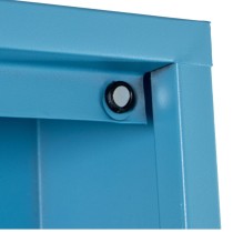 Shoe Rack Alexandra House Living Blue 50 x 170 x 15 cm 5 drawers