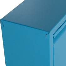 Shoe Rack Alexandra House Living Blue 50 x 170 x 15 cm 5 drawers