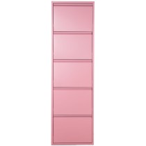 Shoe Rack Alexandra House Living Pink 50 x 170 x 15 cm 5 drawers