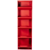 Shoe Rack Alexandra House Living Red 50 x 170 x 15 cm 5 drawers