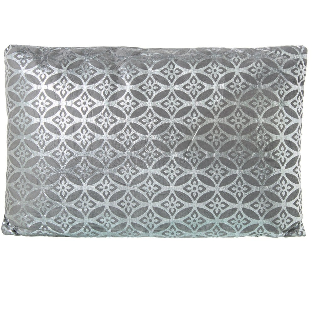 Coussin Alexandra House Living Gris Argenté Rectangulaire 50 x 30 cm