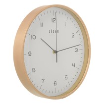 Horloge Murale Alexandra House Living Blanc Marron Bois 32 x 4 x 32 cm