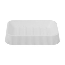 Soap dish Alexandra House Living White Acrylic Plastic 13 x 2 x 9 cm