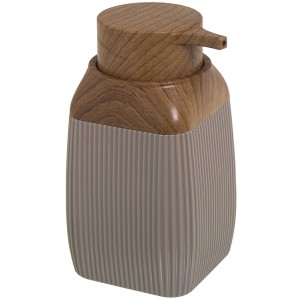 Soap Dispenser Alexandra House Living Beige Plastic 300 ml 7 x 14 x 7 cm