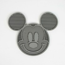 Dog Feeder Mickey Mouse Grey Silicone 28 x 15 x 1,5 cm