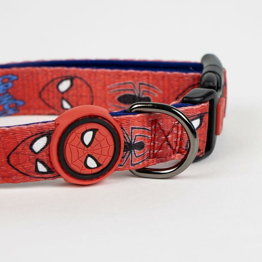 Dog collar Spider-Man Red S/M