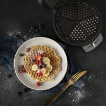 Waffeleisen Princess Princess 132380 Schwarz Silberfarben Stahl 1200 W