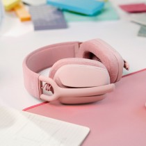 Kopfhörer mit Mikrofon Logitech Zone Vibe 100 Rosa