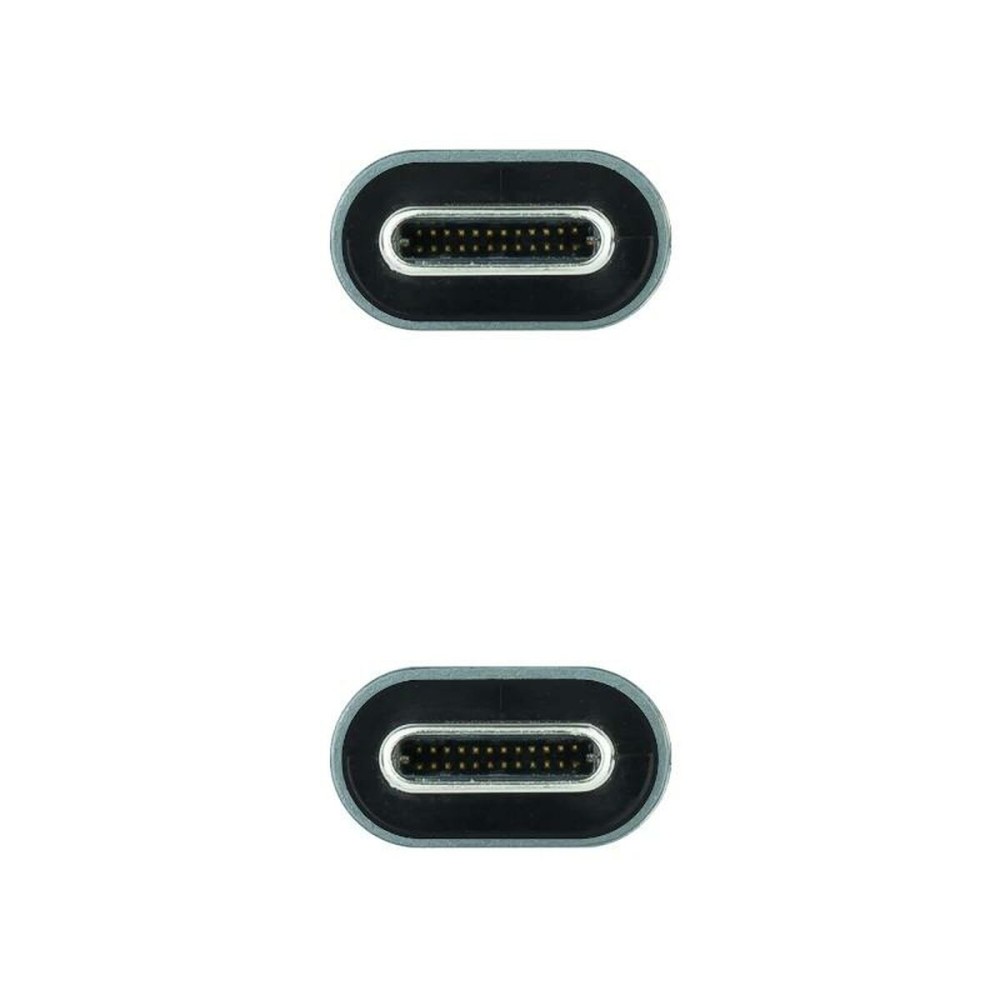 Câble USB-C NANOCABLE 10.01.4301 Noir 1 m (1 Unité)