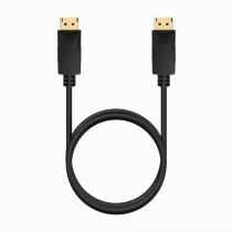 DisplayPort Cable Aisens A124-0738 Black 1 m 4K Ultra HD