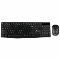 Clavier et souris sans fil NGS NGSWIRELESSSETALLUREKIT 1200 dpi 2.4 GHz Noir (1 Unité)