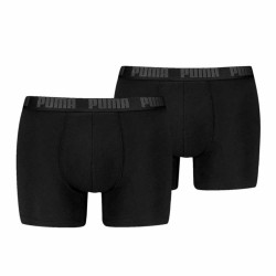 Herren-Boxershorts Puma BASIC 701226387 002 2 Stück Schwarz