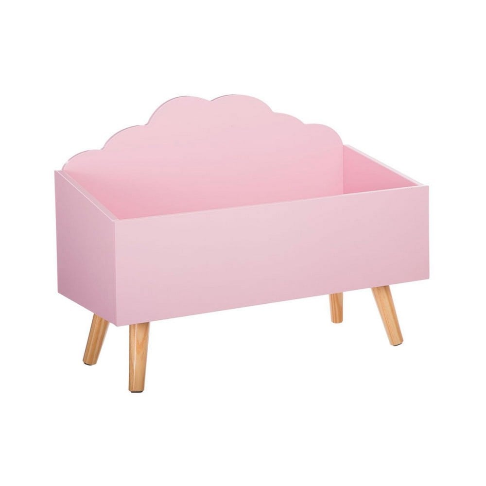 Truhe 5five Simply Smart Rosa Holz MDF 58 x 28 x 45,5 cm Wolken Für Kinder