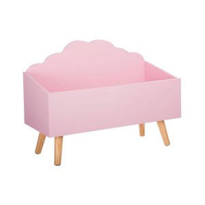 Truhe 5five Simply Smart Rosa Holz MDF 58 x 28 x 45,5 cm Wolken Für Kinder