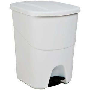 Poubelle Denox 40 L Blanc Plastique