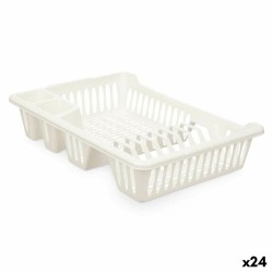 Abtropfer Weiß 40 x 8 x 29,5 cm (24 Stück)