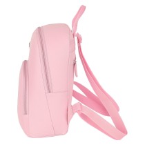 Casual Backpack Smiley Iris Pink (25 x 30 x 13 cm)