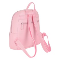 Casual Backpack Smiley Iris Pink (25 x 30 x 13 cm)