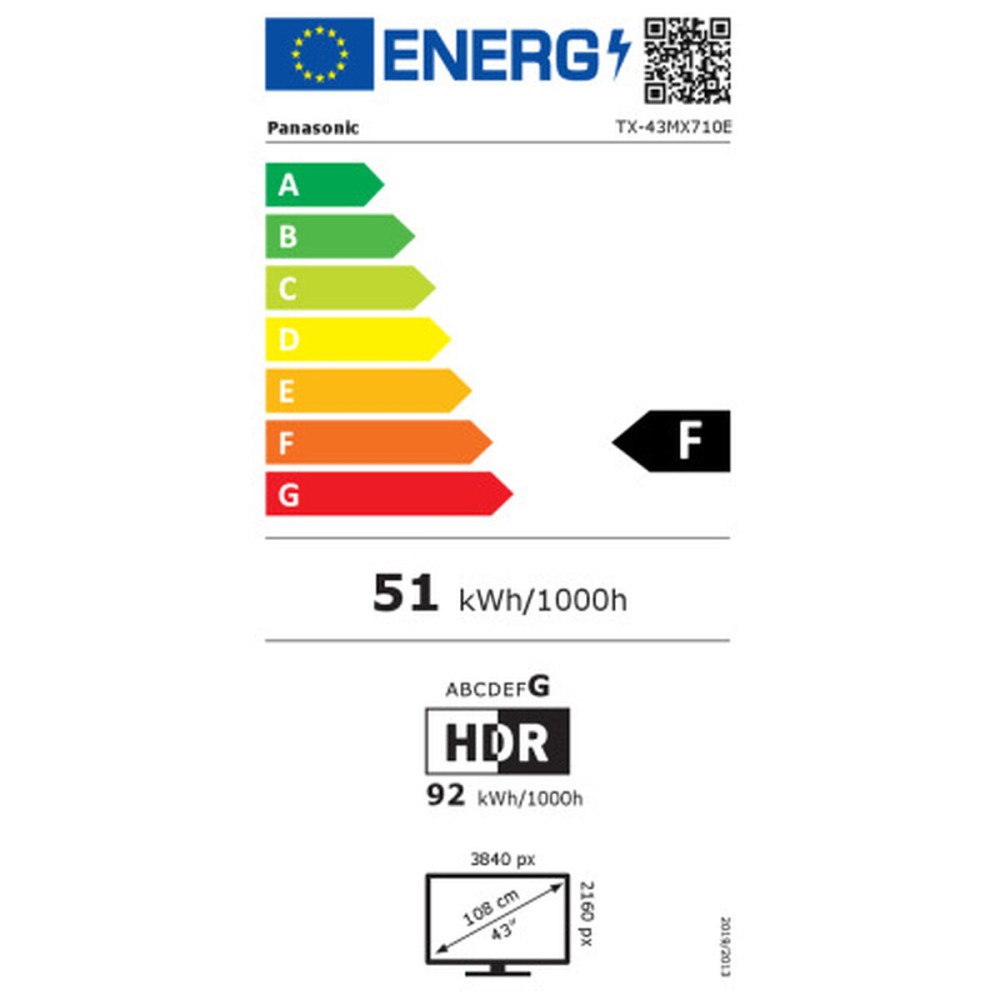 Fernseher Panasonic TX43MX710 4K Ultra HD 43" LED HDR10