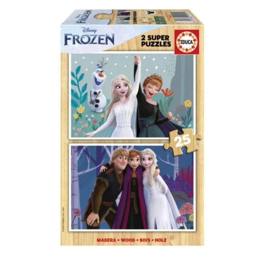 Set mit 2 Puzzeln Frozen