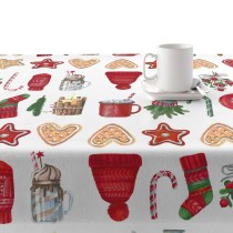 Fleckenabweisende geharzte Tischdecke Belum Merry Christmas Bunt 250 x 150 cm